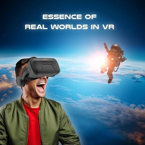 Procus ONE Virtual Reality Headset 40MM Lenses -For IOS and Android – (Black) - Image 4